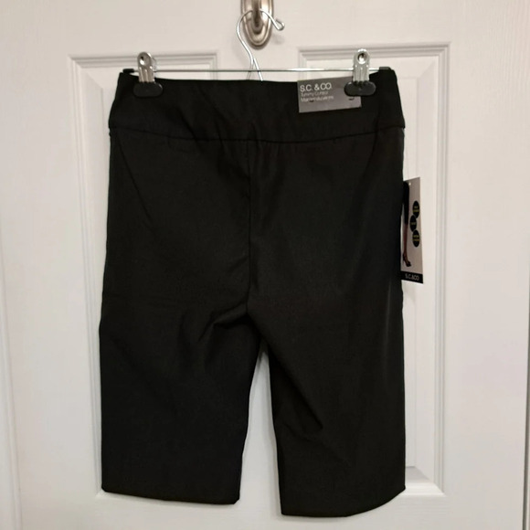 ❤️ S.C.&Co Black Bermuda Shorts Tummy Control Womens Size 6 Stretch Pull On - Picture 12 of 13